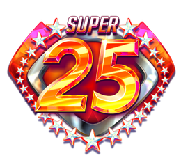 Super 25 Stars Badge